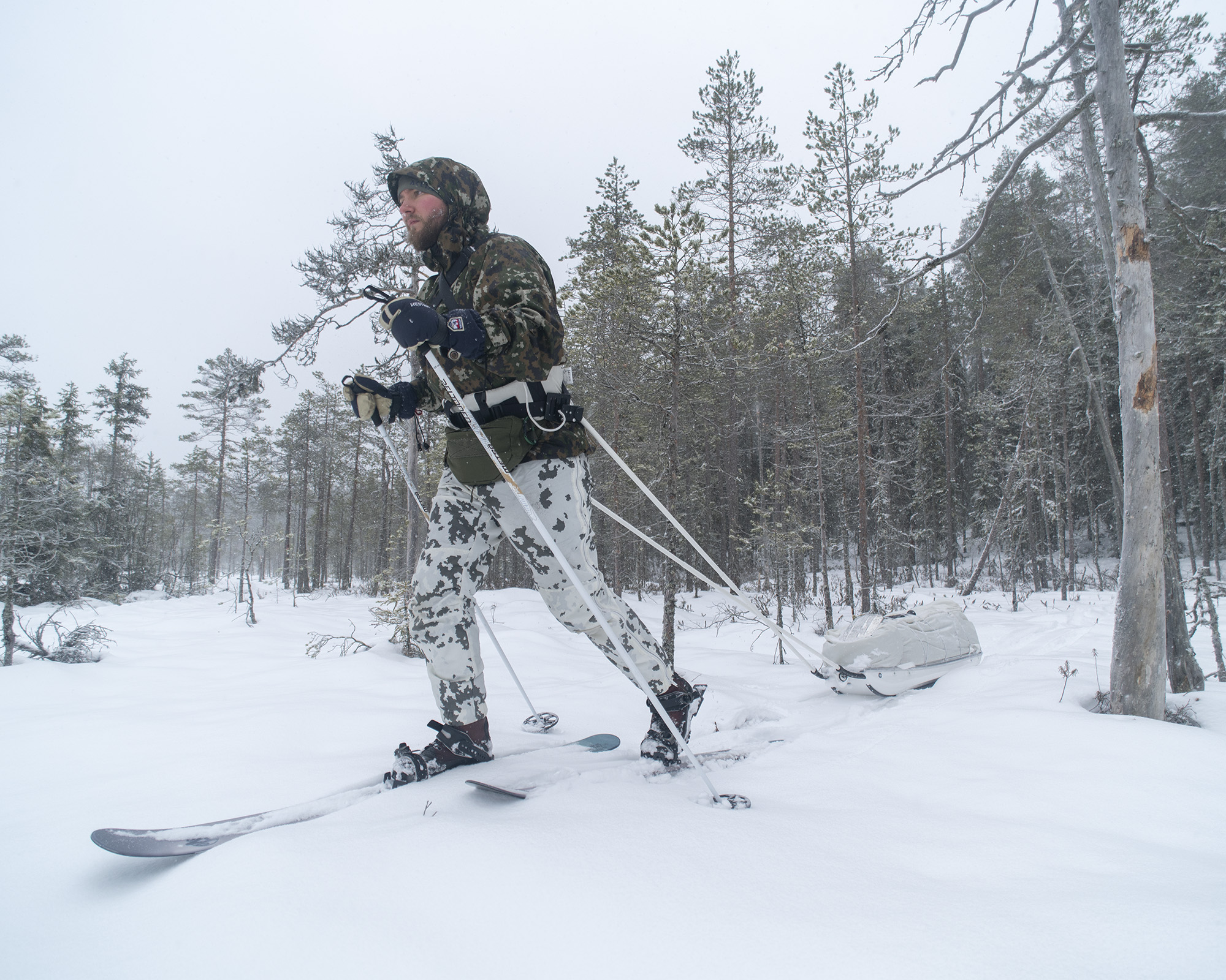 SAVOTTA Vojaške transportne sanke Border Ahkio finskih obrambnih sil, SAVOTTA, B33 army shop, army shop, B33-Tactical, opremljen.si, B33, Trgovina z vojaško opremo, vojaška trgovina
