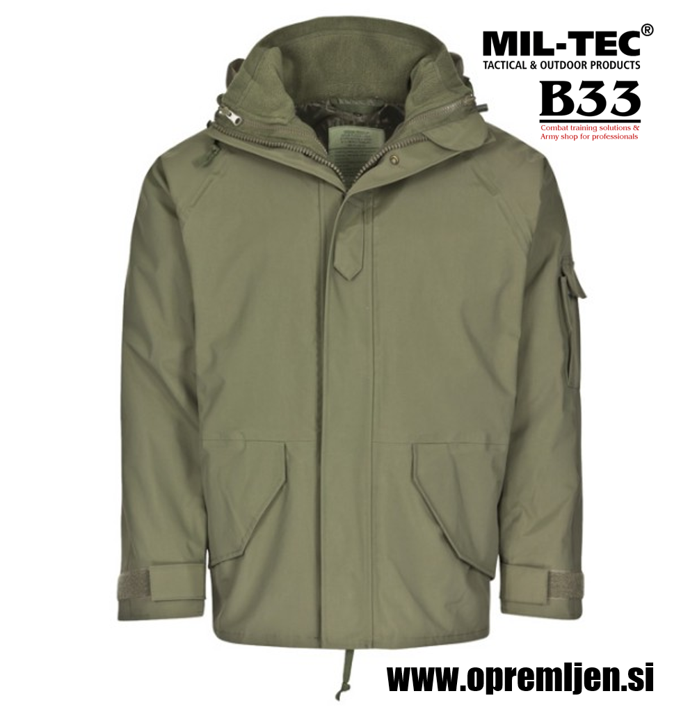B33 army shop - Vojaška 3slojna nepremočljiva jakna olivne barve, Lovska jakna, jakna za dež, nepremočljiva jakna, MILTEC, MIL-TEC, B33 army shop at www.opremljen.si, trgovina z vojaško opremo, vojaška trgovina