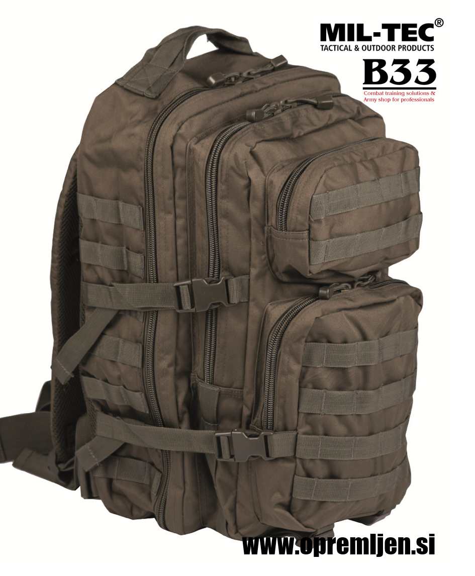 Vojaški nahrbnik US assault pack large MILTEC by B33 army shop at www.opremljen.si vojaška trgovina, trgovina z vojaško opremo