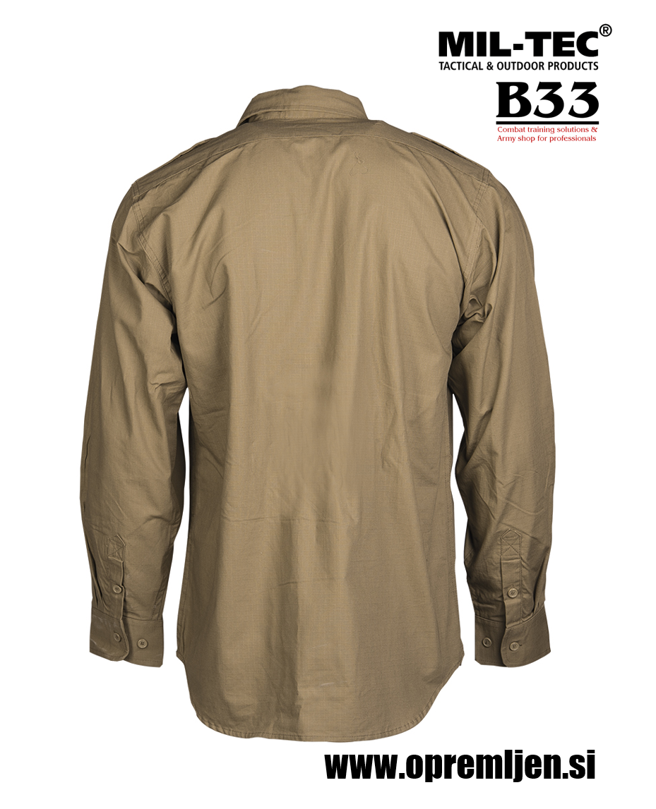 B33 army shop - vojaška srajca ripstop MILTEC, trgovina za vojaško opremo, vojaška trgovina